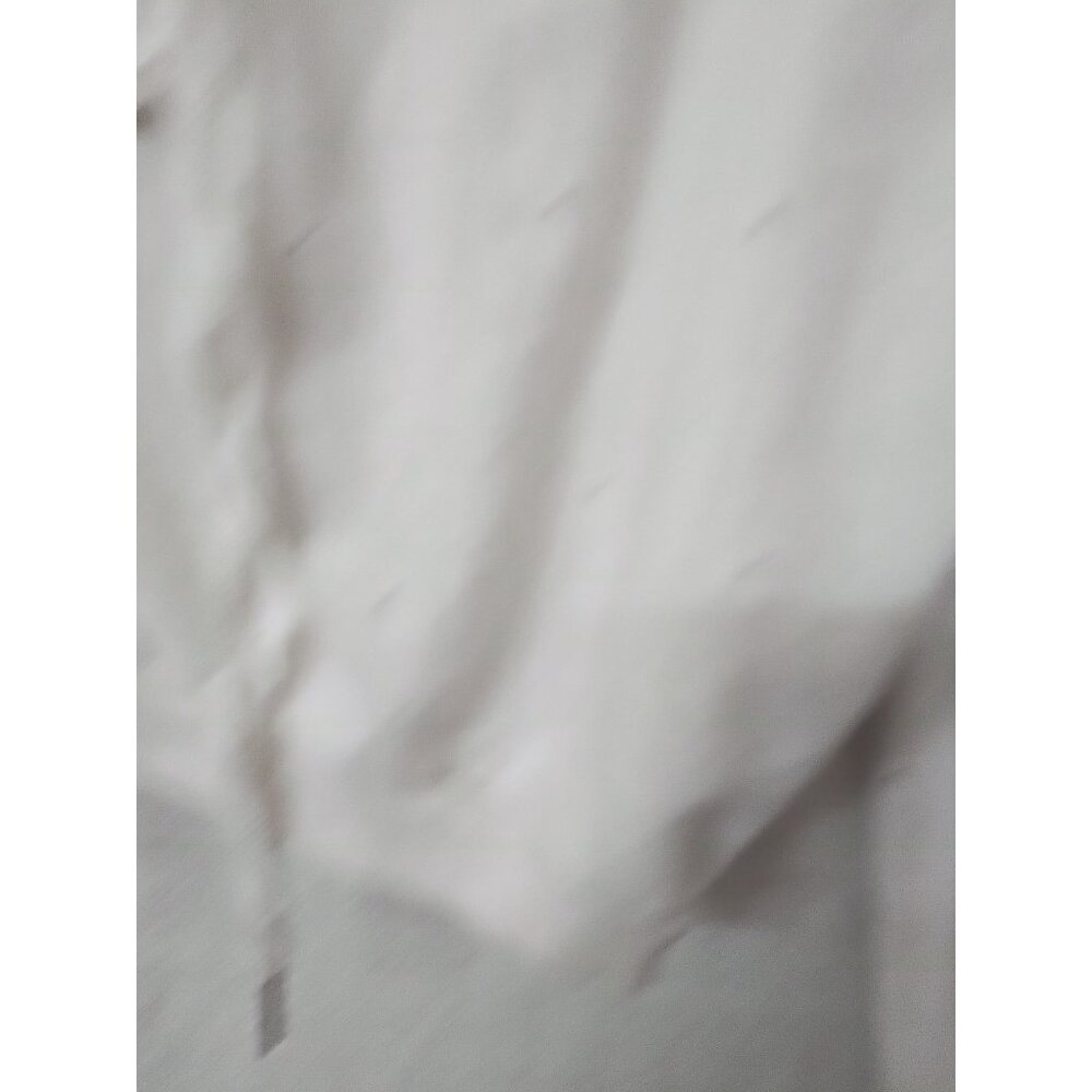 Dance & Marvel Sz Small White Cropped Sweatshirt Lace Up Distressed Athileisure - Picture 8 of 8